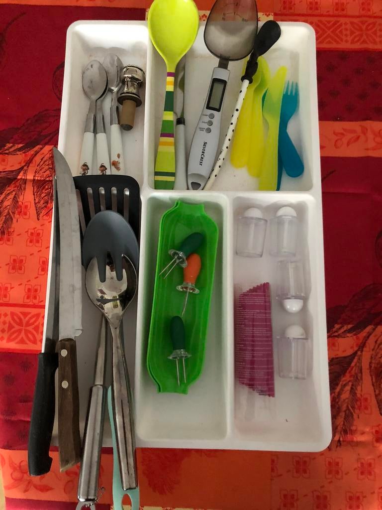 Bestekhouder en keukenaccessoires, Ophalen, Gebruikt