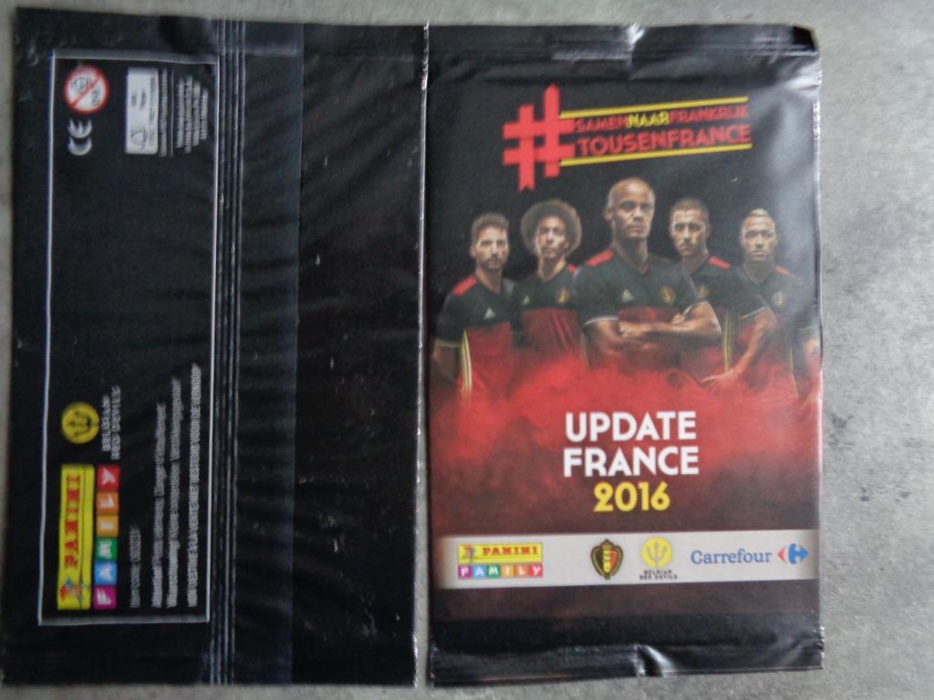 PANINI CARREFOUR VOETBAL STICKERS UPDATE 2016 samen naar Fra, Ophalen of Verzenden
