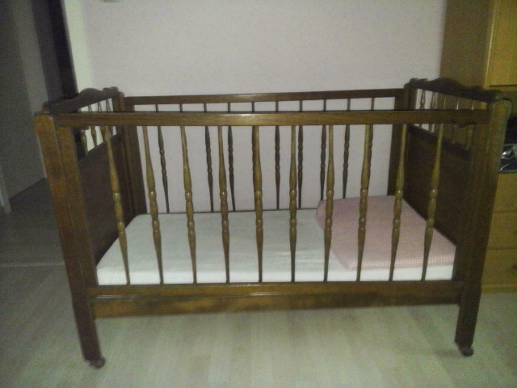 Kinderbedje., Matelas, 70 à 85 cm, Enlèvement, Utilisé