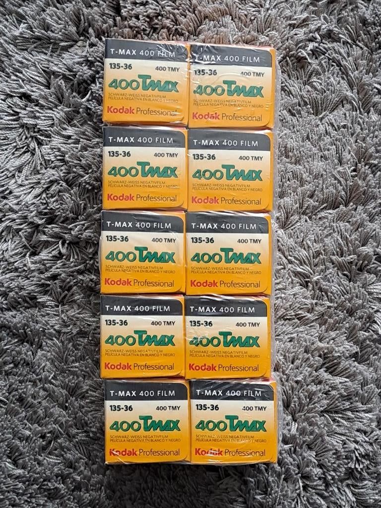 Kodak Tmax 400 (10-pack), Ophalen of Verzenden, 35mm film