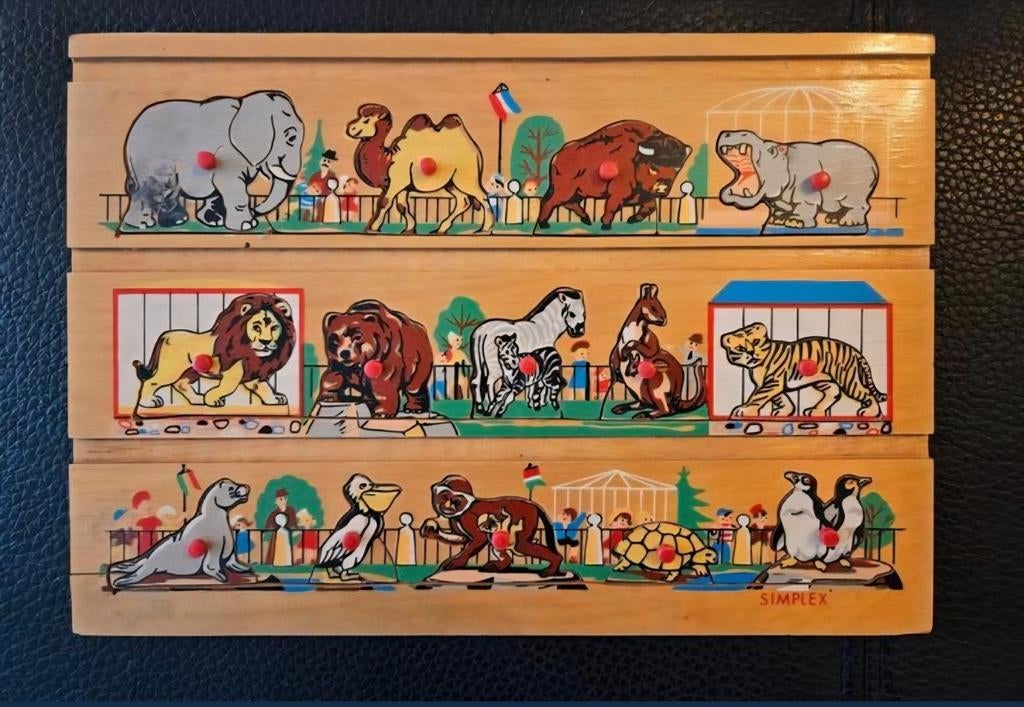 Inlegpuzzel dierentuin, Ophalen of Verzenden, Zo goed als nieuw
