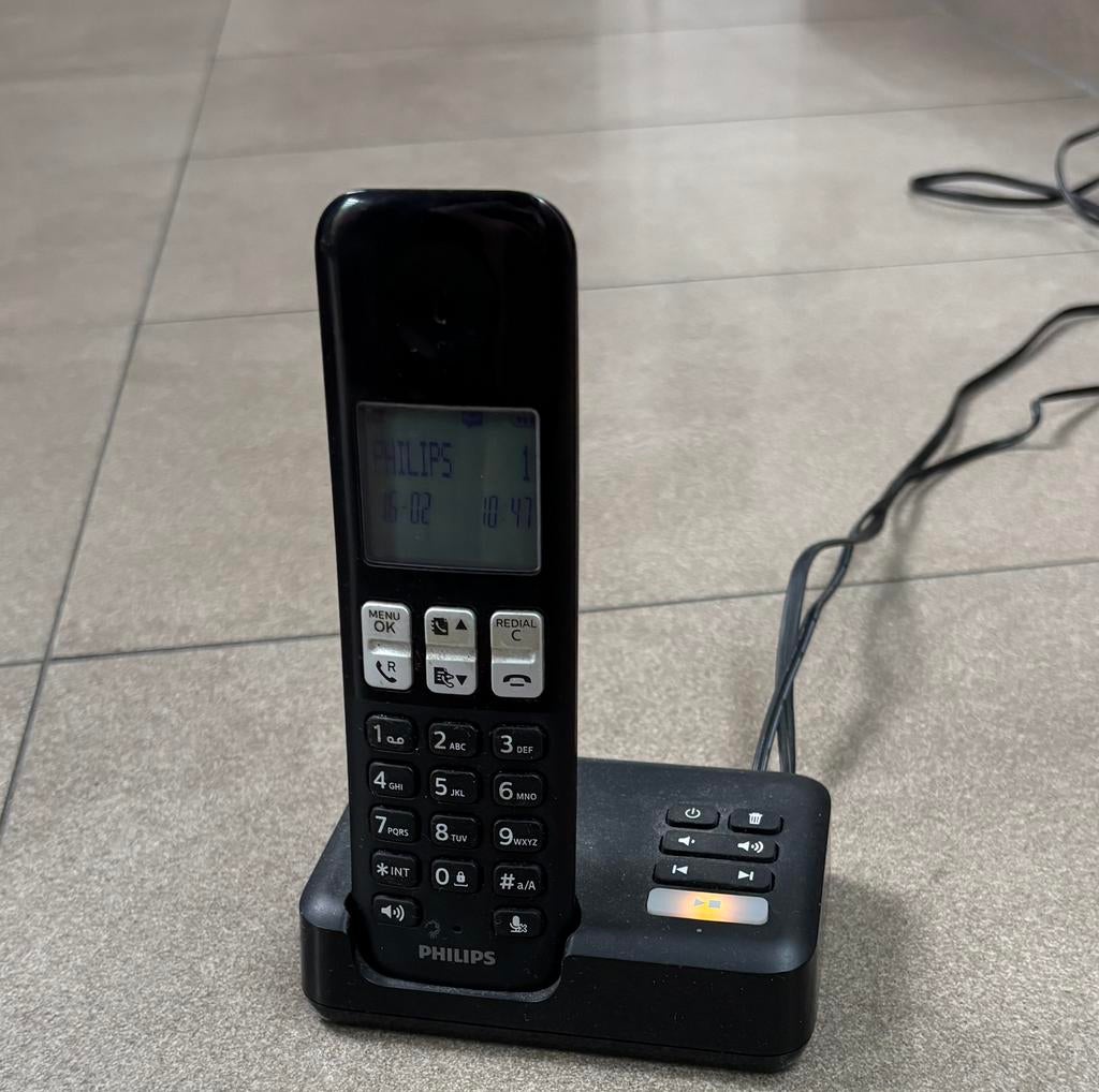 Vaste telefoon met antwoordapparaat, Ophalen, Zo goed als nieuw