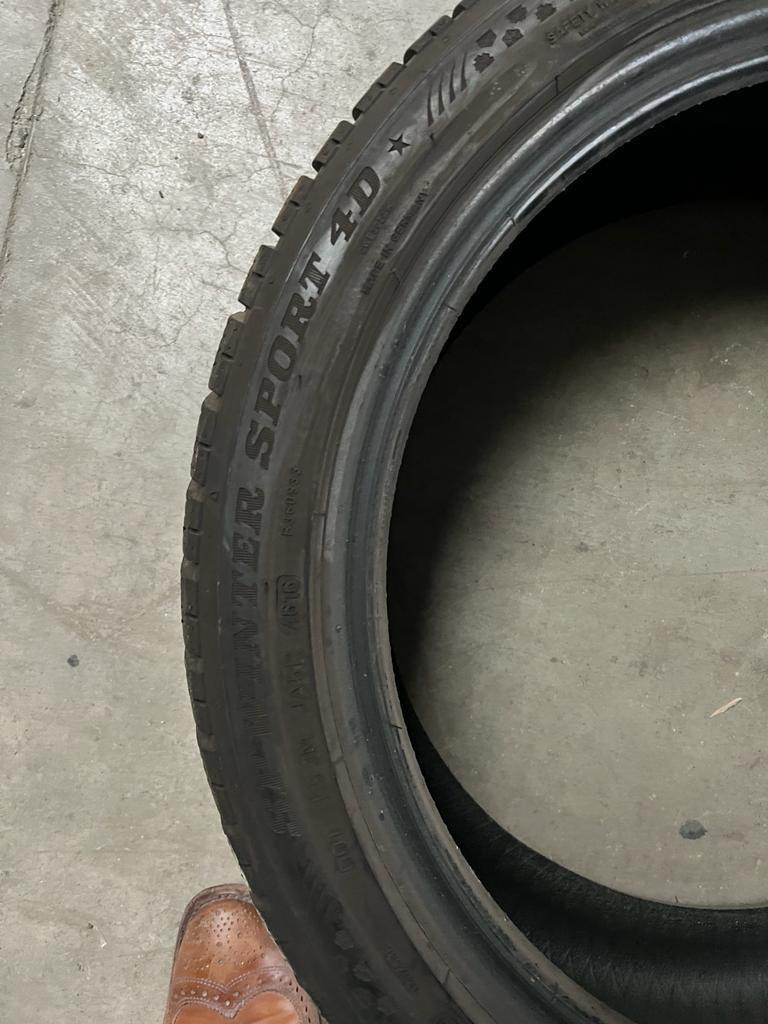 4 x WINTER SPORT 4D DUNLOP autobanden, Auto-onderdelen, Banden en Velgen, Ophalen, Gebruikt, 17 inch, Band(en)