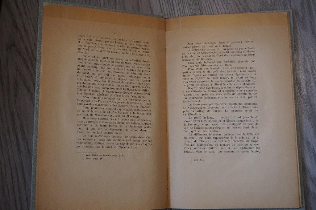 boek canal d'anvers a saint nicolas 1892, Ophalen of Verzenden
