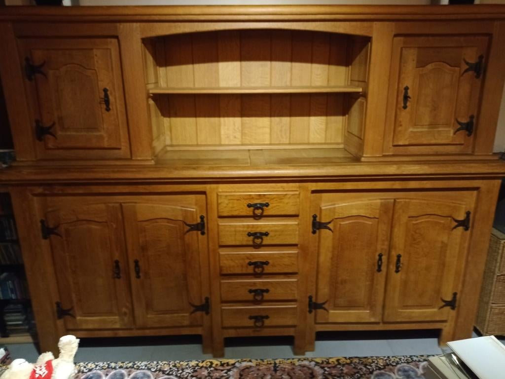 Complete eetplaats en tv kast te koop, Enlèvement, Utilisé