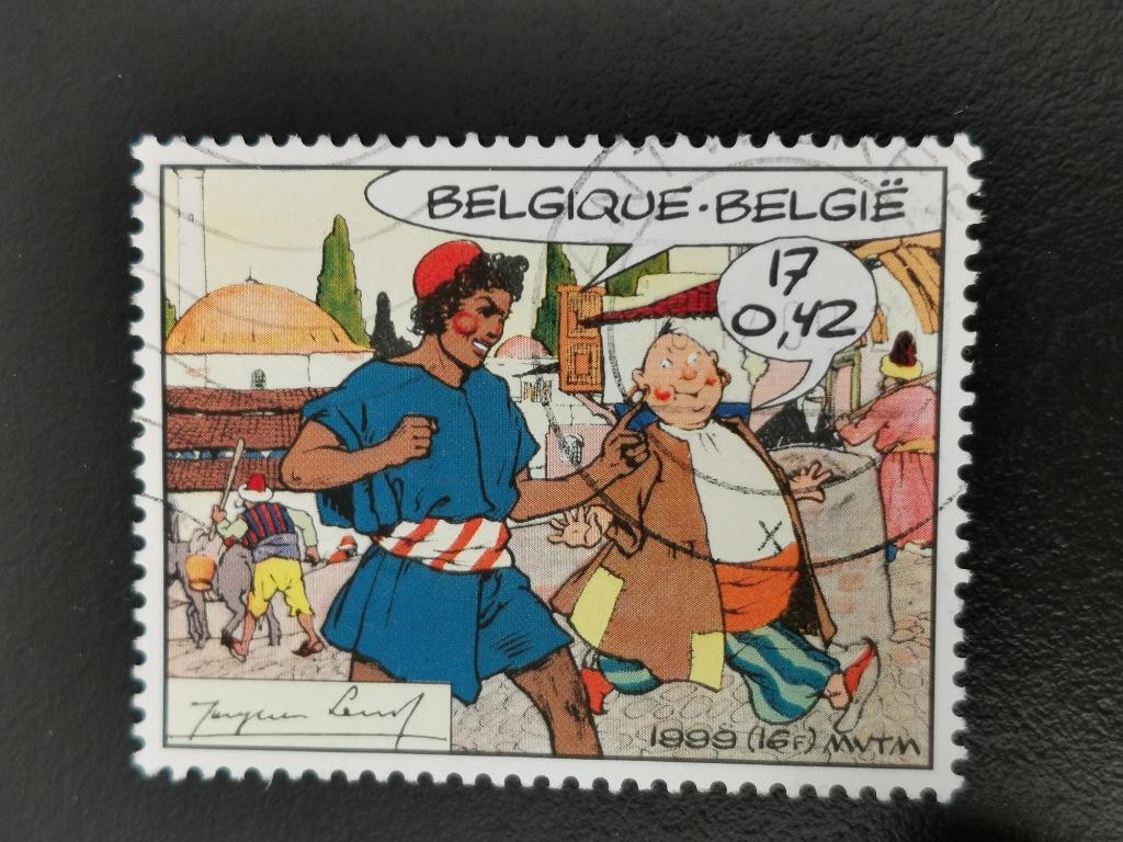 Belgique 1999 - bandes dessinées - Hassan et Kaddour, Enlèvement ou Envoi, Affranchi