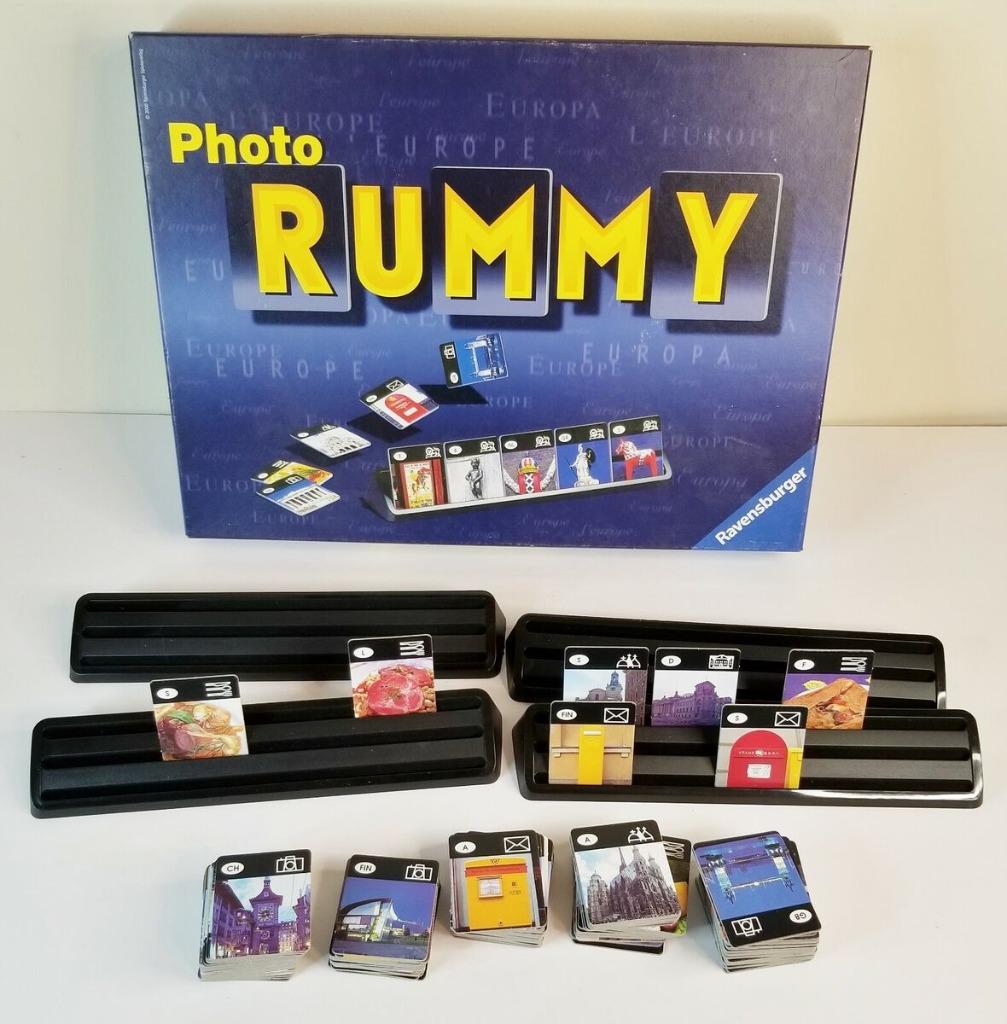 Spel photo Rummy van Ravensburger, Drie of vier spelers, Ophalen of Verzenden, Gebruikt