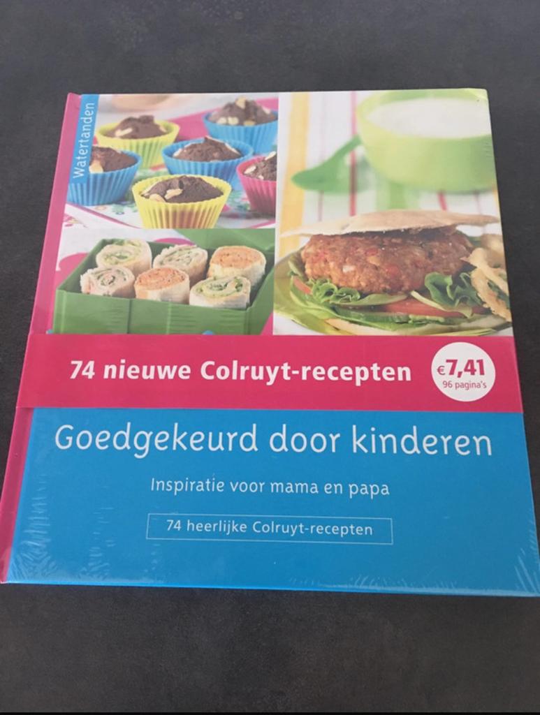 Watertanden - Colruyt kookboek goedgekeurd door kinderen, Ophalen of Verzenden, Nieuw