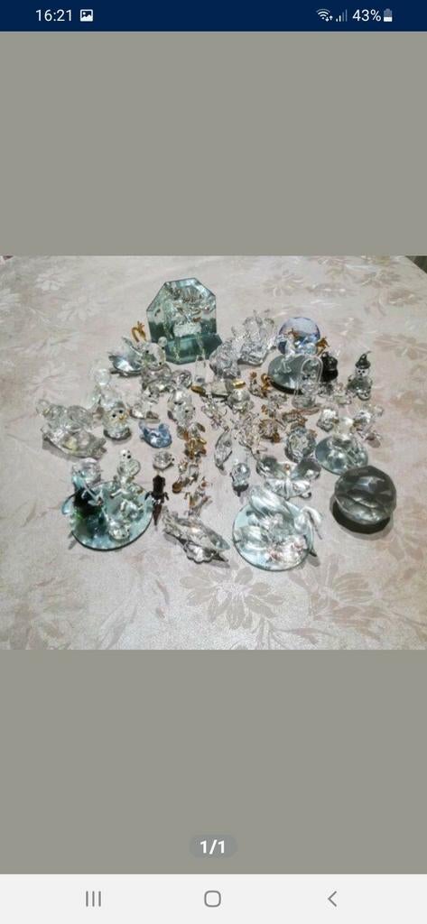 Kristallen beeldjes, Verzamelen, Ophalen, Gebruikt, Beeldje(s)