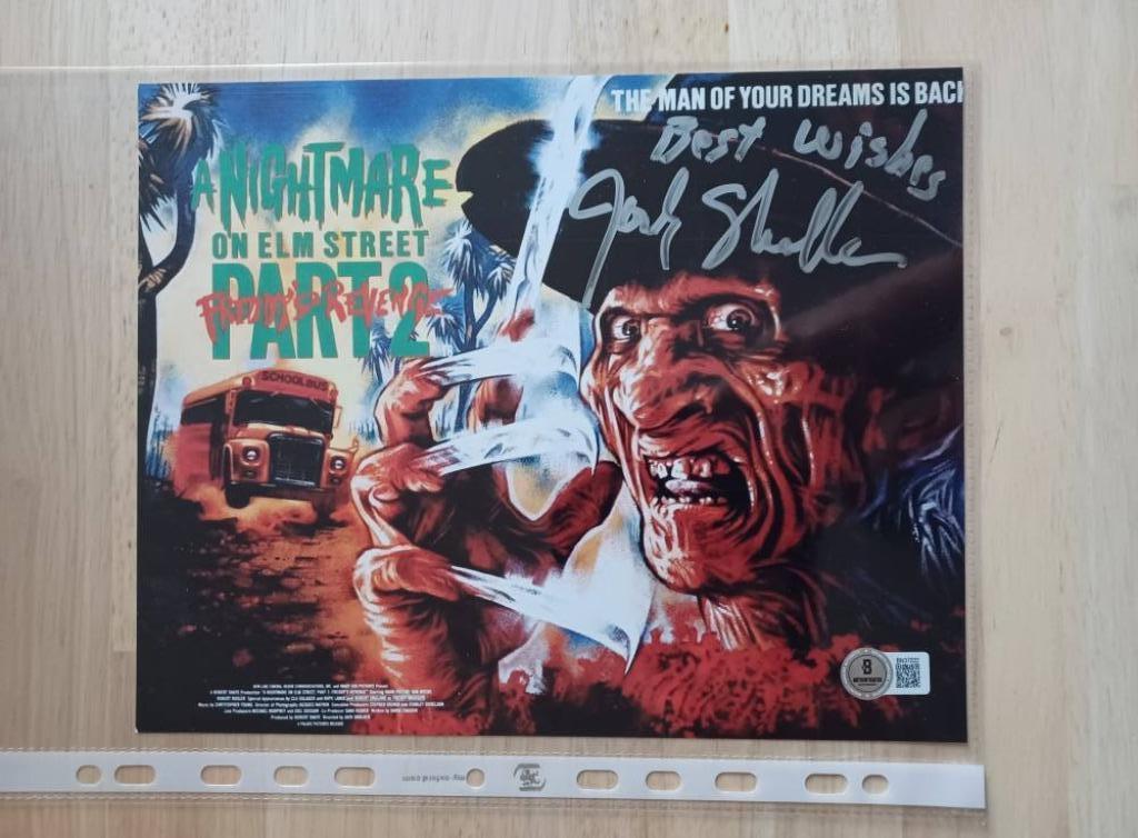 Freddy Krueger signed photo Beckett Cult Film, Ophalen of Verzenden, Nieuw, Foto