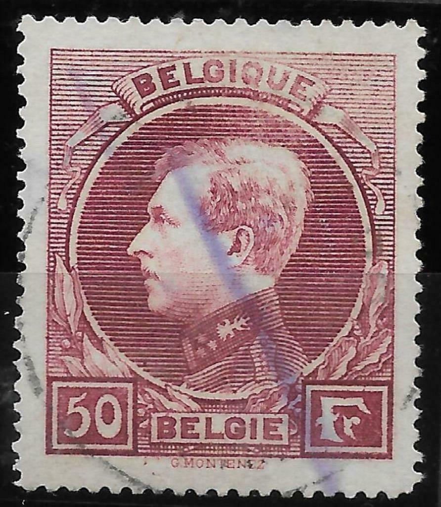 POSTZEGELS BELGIË- MONTENEZ- GROOT FORMAAT- NR. 291, Postzegels en Munten, Koninklijk huis, Ophalen of Verzenden, Gestempeld, Gestempeld