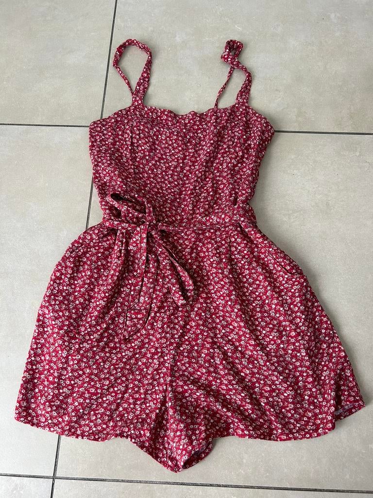 Jumpsuit Hollister maat M, Maat 38/40 (M), Ophalen of Verzenden, Zo goed als nieuw, Rood