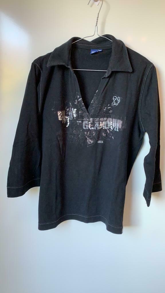 Zwarte polo 3/4 mouw (xxl), Ophalen of Verzenden, Gedragen
