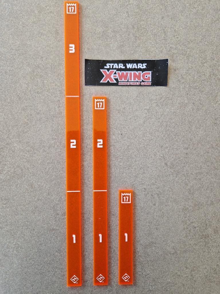 X-Wing Star Wars : Acrylic Template Fire Range FFG miniature, Enlèvement ou Envoi, Neuf, Flight Fantasy games