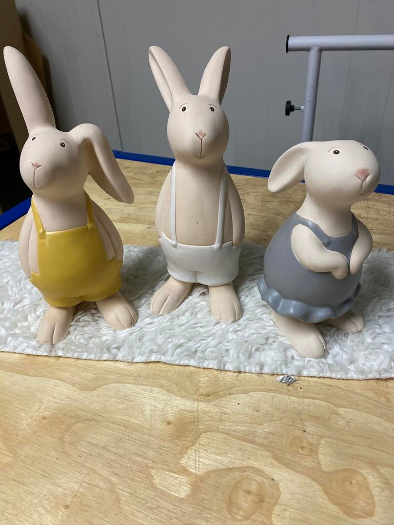 Figurines de Pâques en trio, Enlèvement ou Envoi, Comme neuf