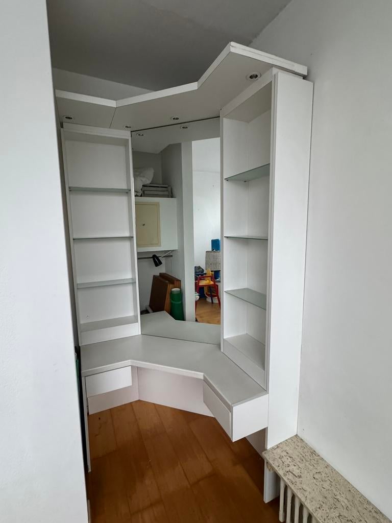 Hoek(badkamer)meubel, Huis en Inrichting, Ophalen, Gebruikt, 100 tot 150 cm, 200 cm of meer