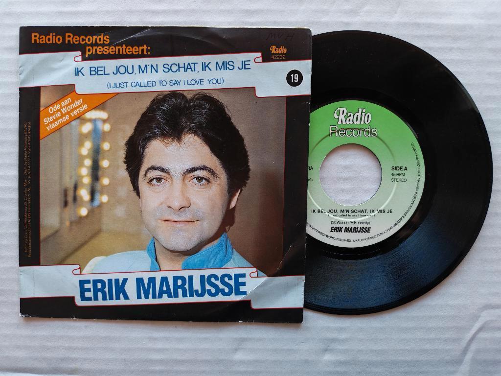ERIK MARIJSSE - Ik bel jou, m'n schat, ik mis je (45t), Cd's en Dvd's, Ophalen of Verzenden, Zo goed als nieuw, Nederlandstalig