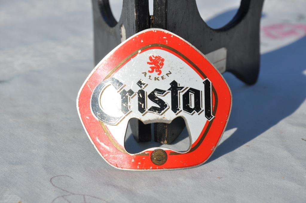 decapsuleur en metal cristal alken (78), Ophalen of Verzenden, Gebruikt, Flesopener, Overige merken