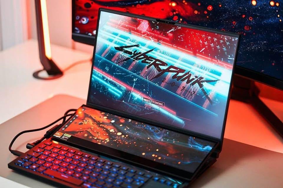 ASUS ROG Zephyrus Duo 16 – GX650RX, Informatique & Logiciels, Ordinateurs portables Windows, Neuf, 16 pouces, SSD, 4 Ghz ou plus