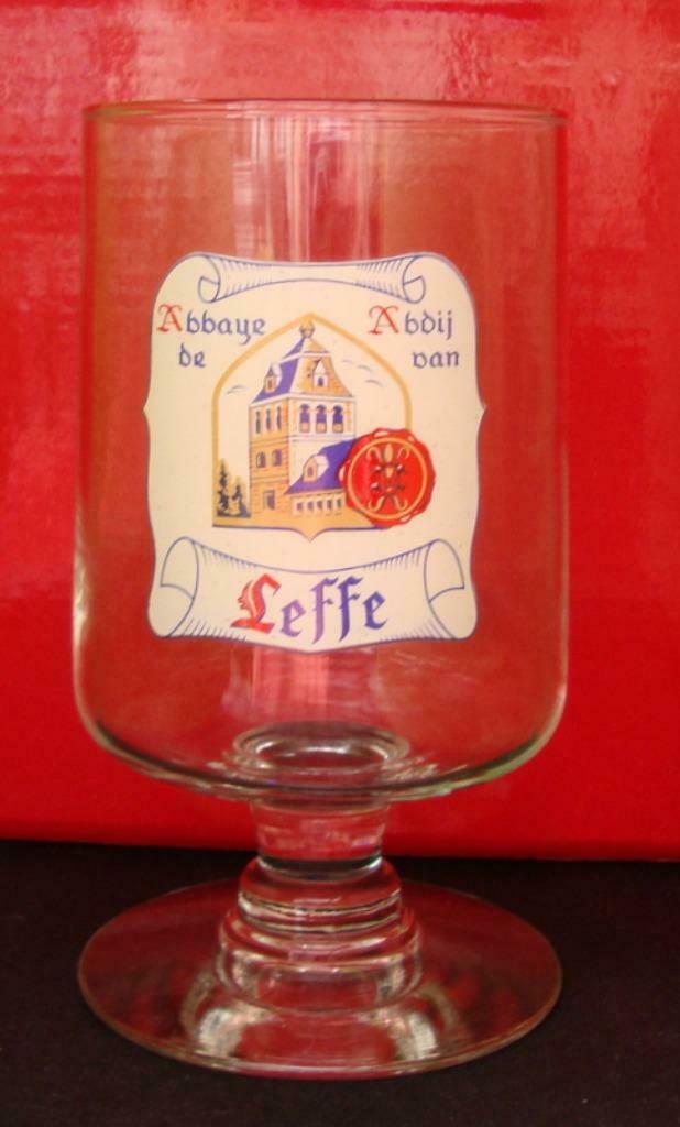 bier brouwerij glas Leffe recht model Dinant, Ophalen of Verzenden, Zo goed als nieuw, Bierglas