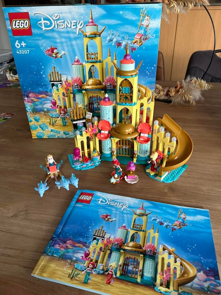 LEGO set 43207 Disney kleine zeemeermin, Kinderen en Baby's, Ophalen, Zo goed als nieuw, Complete set, Lego