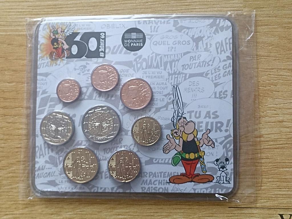 Asterix miniset euro 1 ct à 2 € France 2019 Très rare !!!, Enlèvement ou Envoi, France, Série