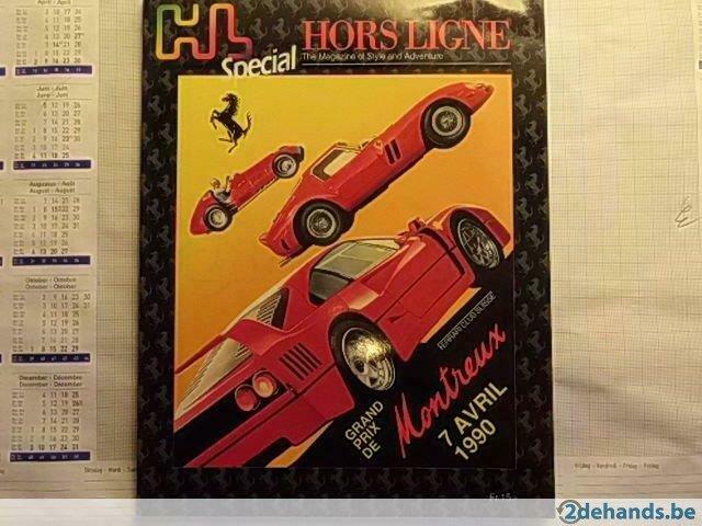 Ferrari boek Grand Prix Montreux 07.04.1990, Enlèvement ou Envoi, Neuf