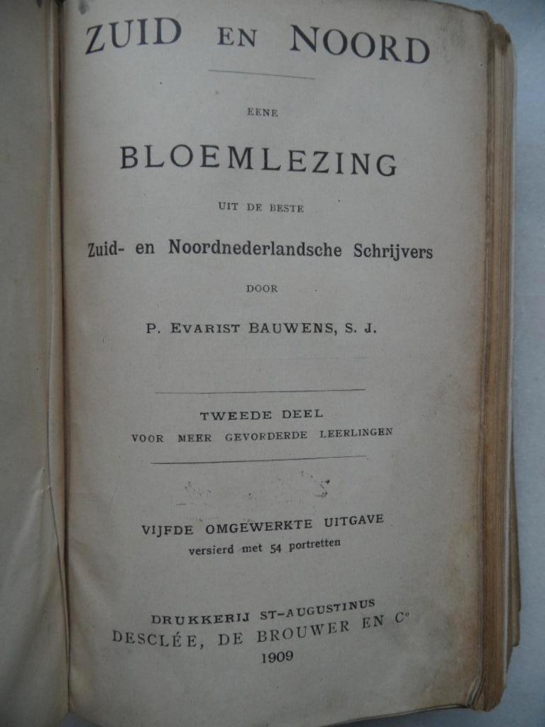 Zuid- en Noordnederlandse schrijvers, Antiek en Kunst, Ophalen of Verzenden, Evarist Bauwens