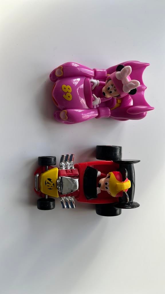 Disney auto’s Minnie en Mickey Mouse, Ophalen, Zo goed als nieuw