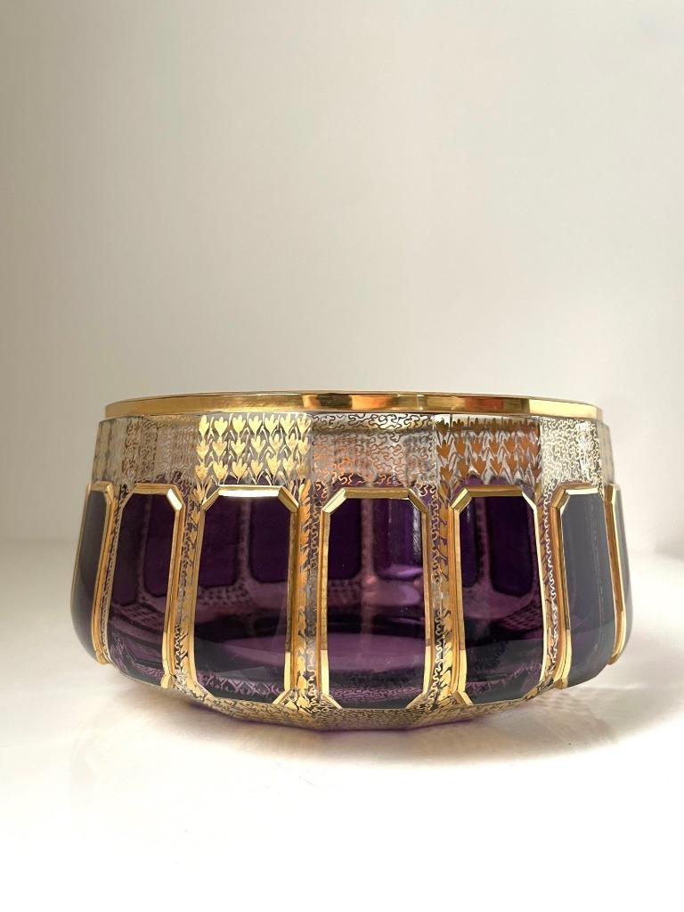 Cristal Ludwig Moser und Söhne - Buitengewoon Art-Déco 1930, Antiek en Kunst, Antiek | Glaswerk en Kristal, Ophalen of Verzenden