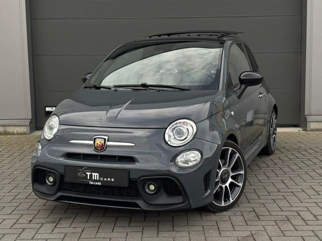Fiat 500 abarth panoramisch dak, Autos, Fiat, Cuir, Argent ou Gris, Achat, Euro 6