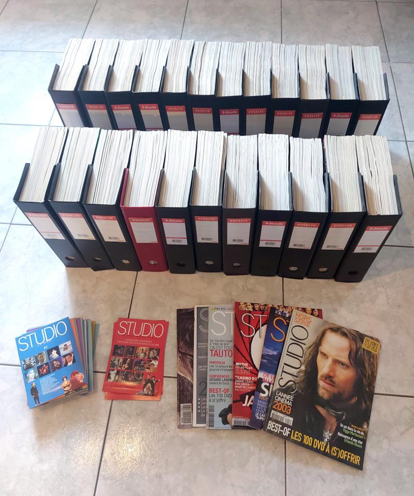 STUDIO Magazine - 253 N + 8 HS + 30 DVD, Livres, Plusieurs BD, Enlèvement ou Envoi, Comme neuf