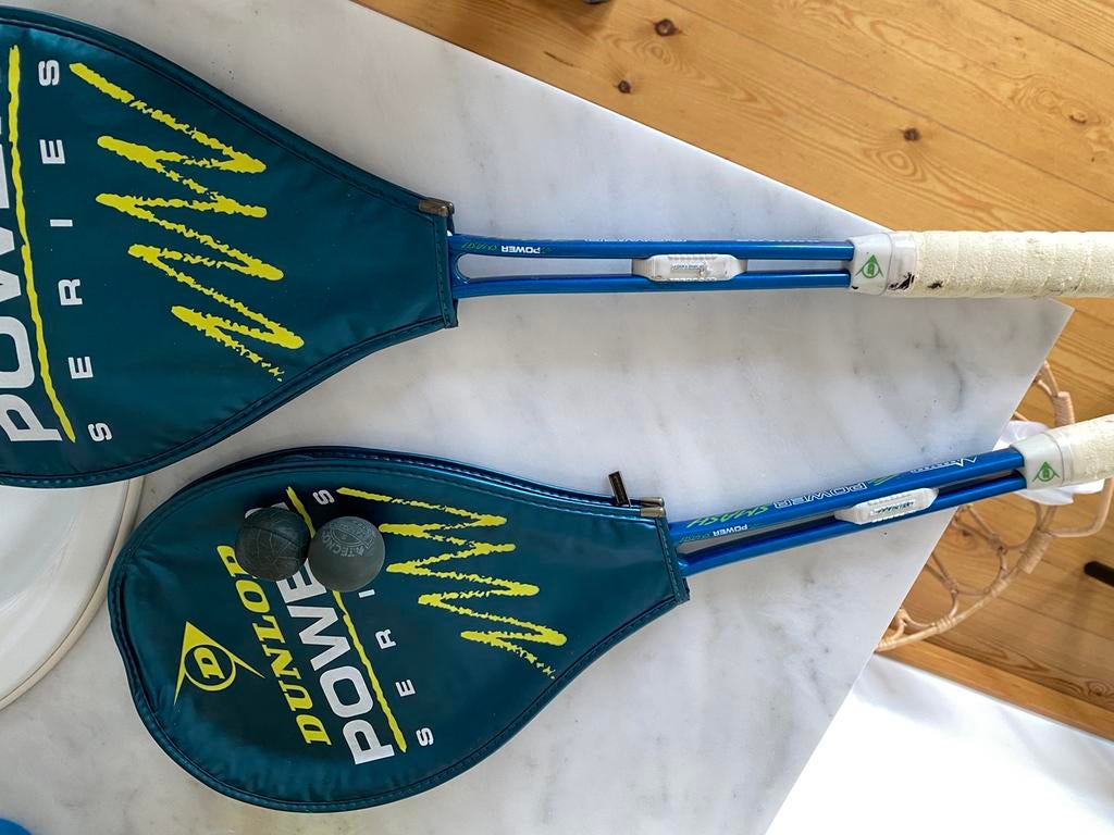 Squash rackets 5€ voor 2 stuks, Ophalen, Gebruikt