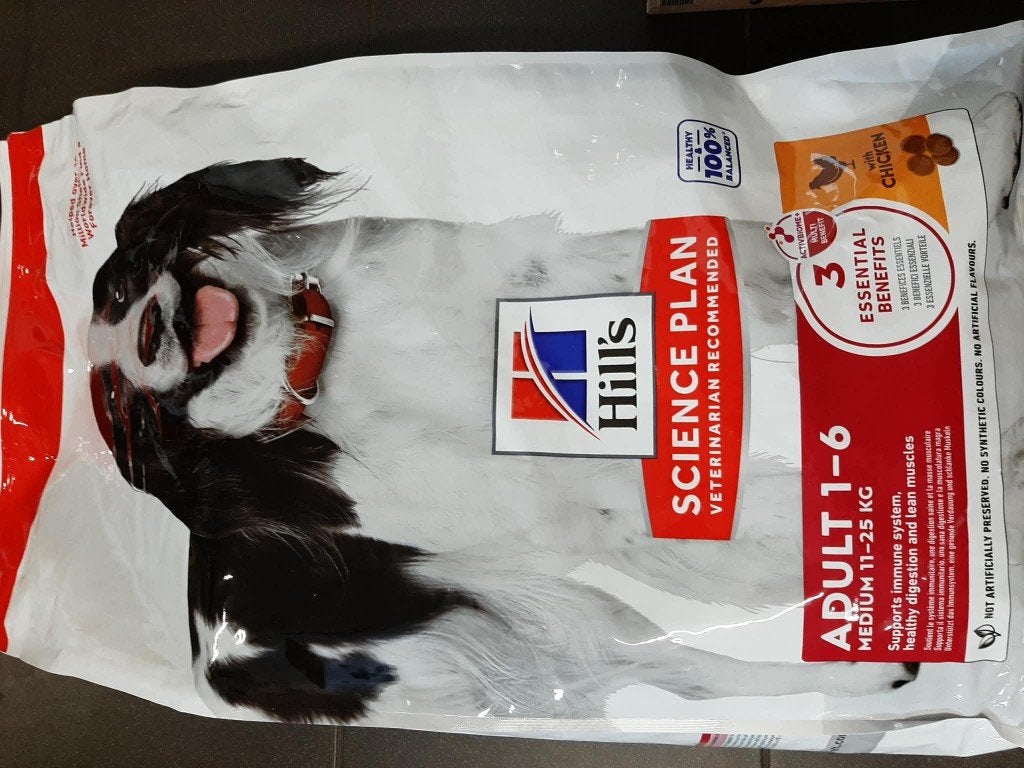 Sac de nourriture pour chien adulte Hill's, Enlèvement, Chien
