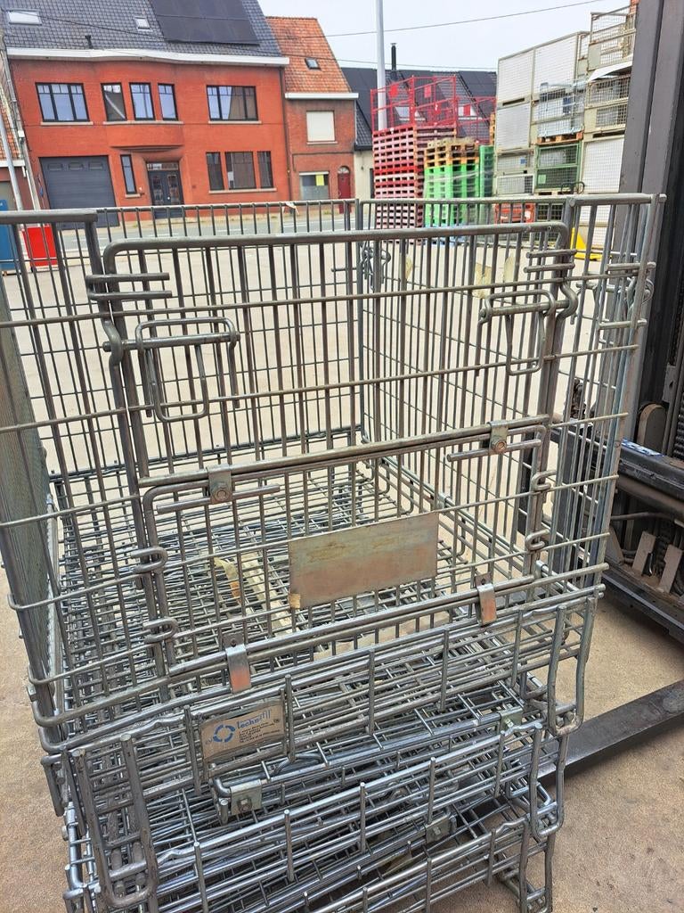 Draadcontainer 870x760x760 aan 45 euro excl btw., Enlèvement