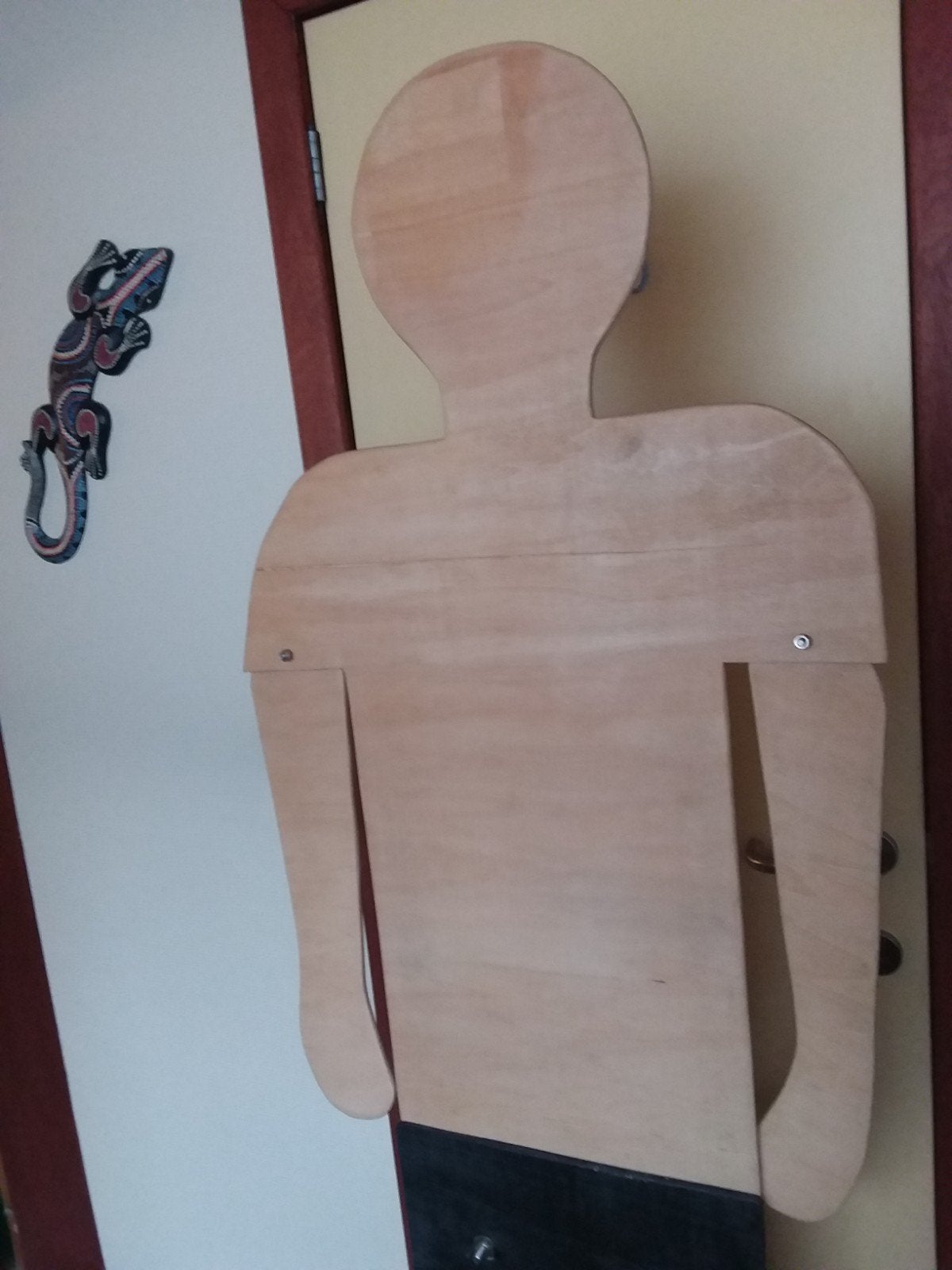 Houten aankleedpop, klas? Carnaval, Halloween, Sint, ... €10, Enfants & Bébés, Jouets | Éducatifs & Créatifs, Enlèvement, Utilisé