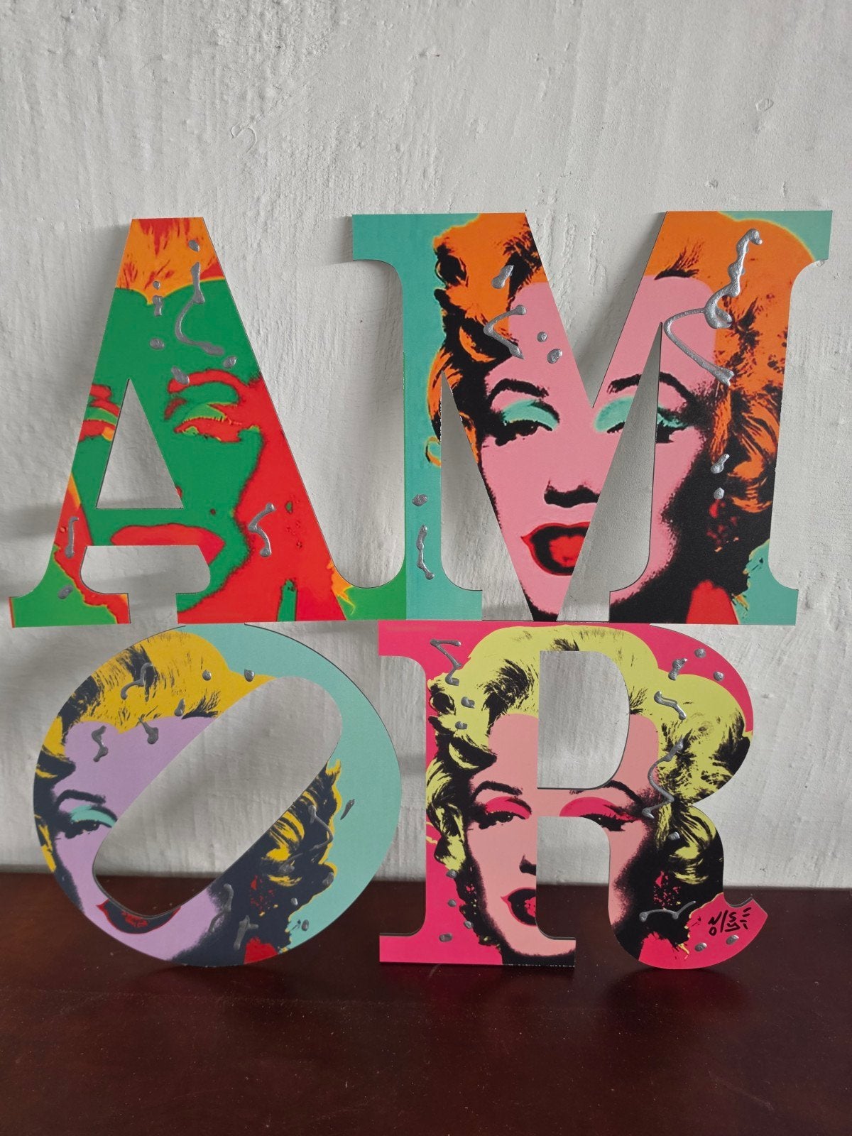 Pop art AMOR de Noisy, Enlèvement, Numéroté