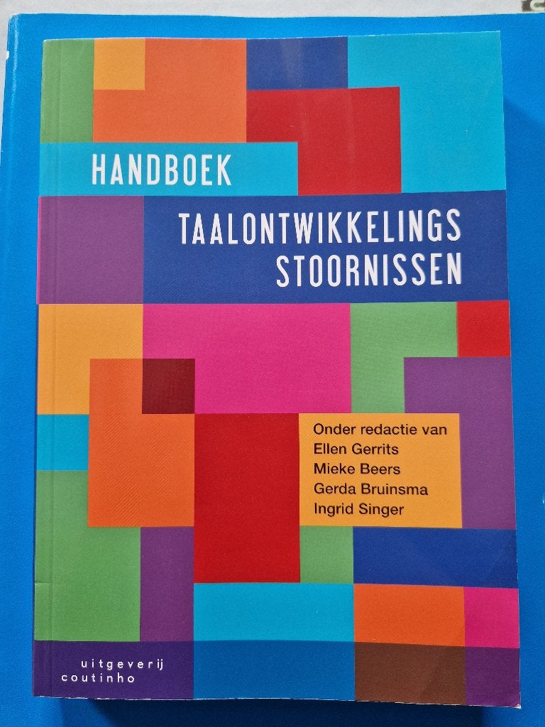 Handboek taalontwikkelingsstoornissen, Ophalen, Gelezen, Hogeschool