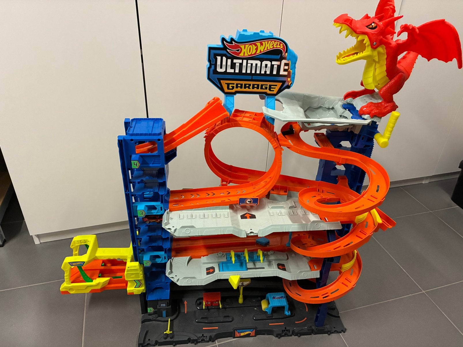 Hot Wheels Ultimate Garage, Ophalen, Zo goed als nieuw, Racebaan, Hot Wheels