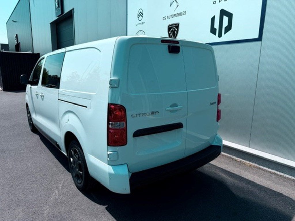 Citroen Jumpy 2.2 Bhdi 180 EAT8 Double Cab 6pl, Auto's, Automaat, Monovolume, Wit, Bedrijf