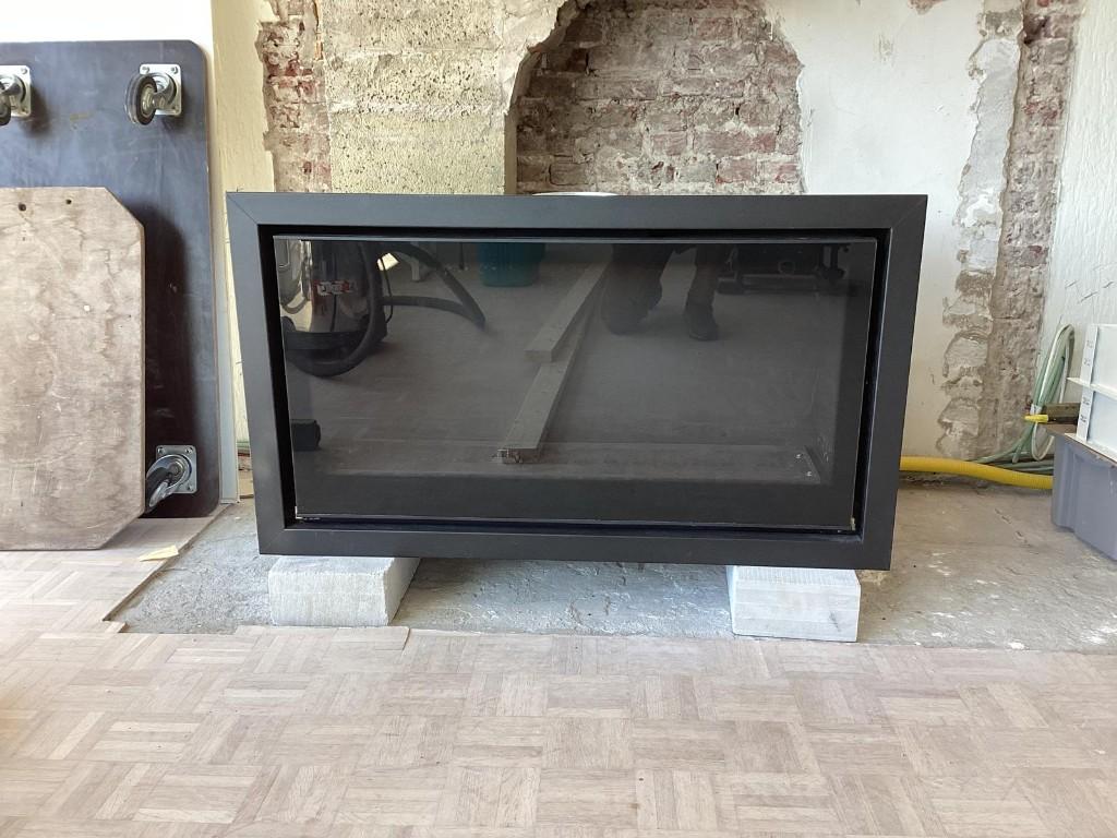 Gas inbouwhaard Well Straler Adia 4 Duo 9 kW – showroommodel, Ophalen, Nieuw, Inbouwhaard, Gashaard
