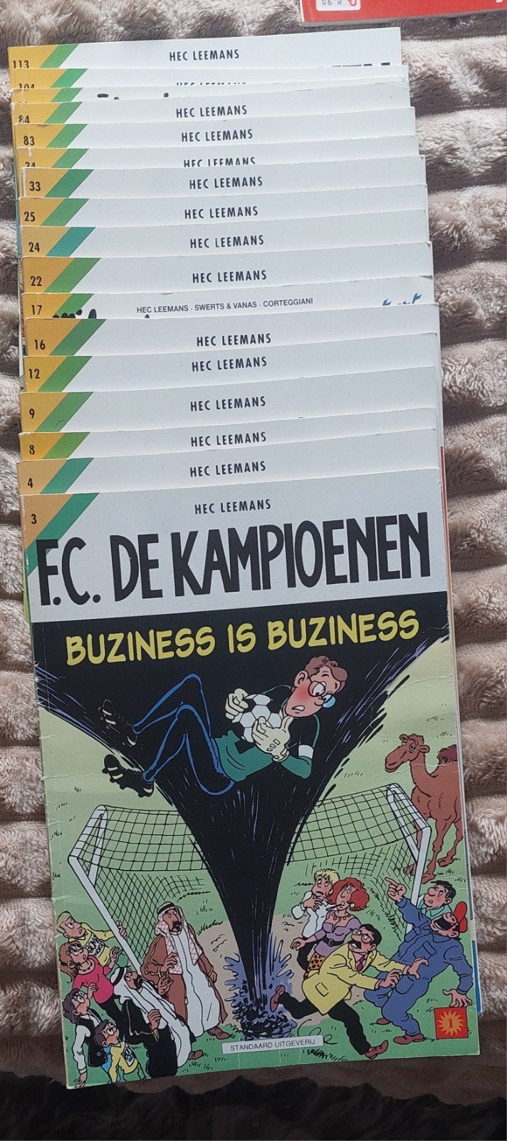 F.C De Kampioenen, Meerdere stripboeken, Ophalen, Gelezen
