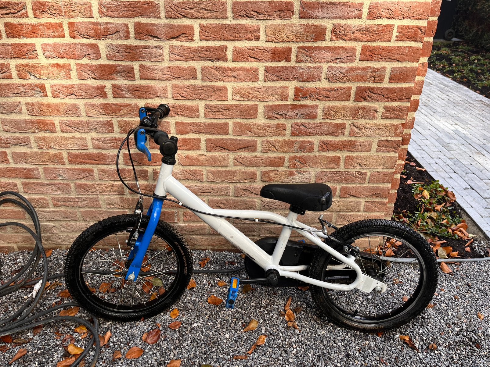 decathlon btwin fiets klein kind, Ophalen, Terugtraprem, Zijwieltjes, Gebruikt