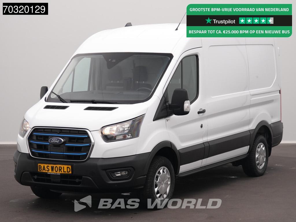 Ford Transit 185pk Elektrisch 68kWh 317km WLTP L2H2 Hoog Dak, Achat, 135 kW, Entreprise, 3 places