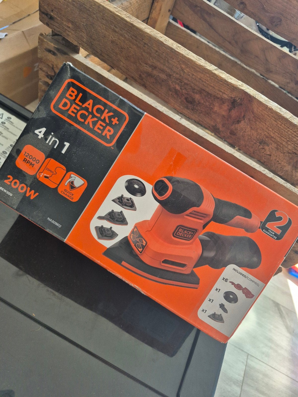 black & decker schuurmachine, Nieuw in de verpakking, Doe-het-zelf en Bouw, Ophalen