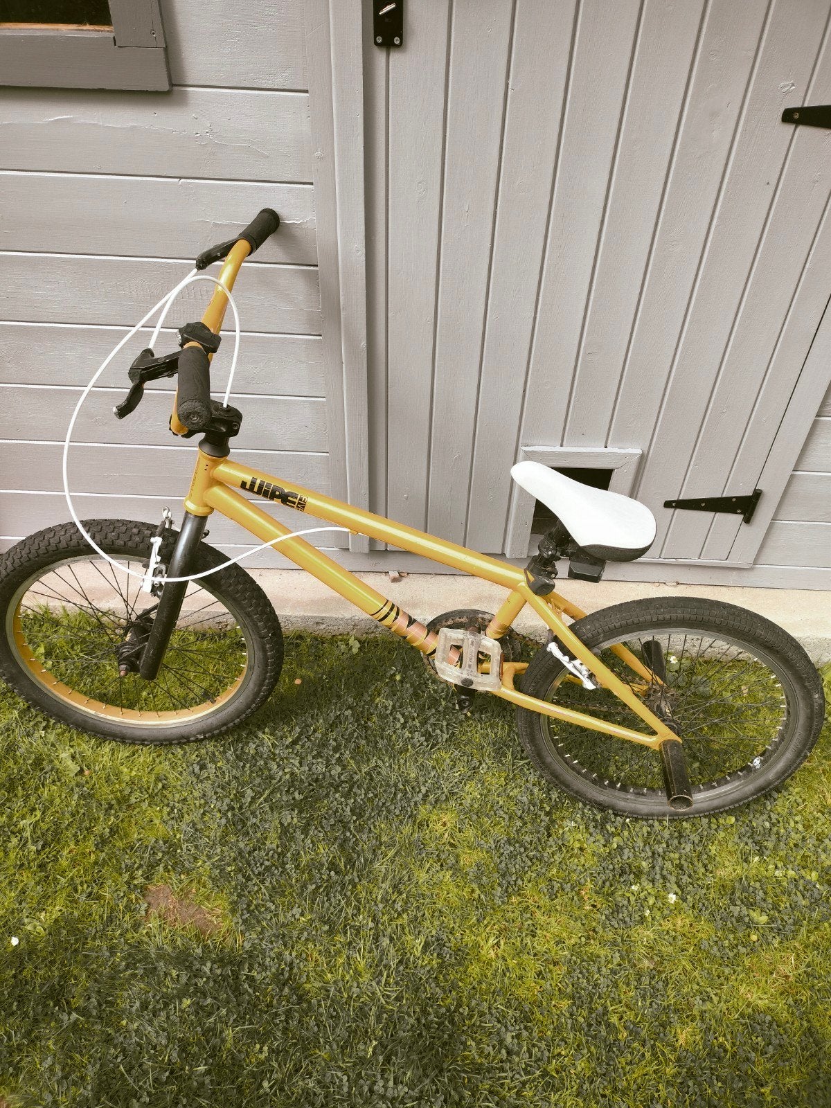 BMX Wipe Five - goudkleur, Vélos & Vélomoteurs, Enlèvement