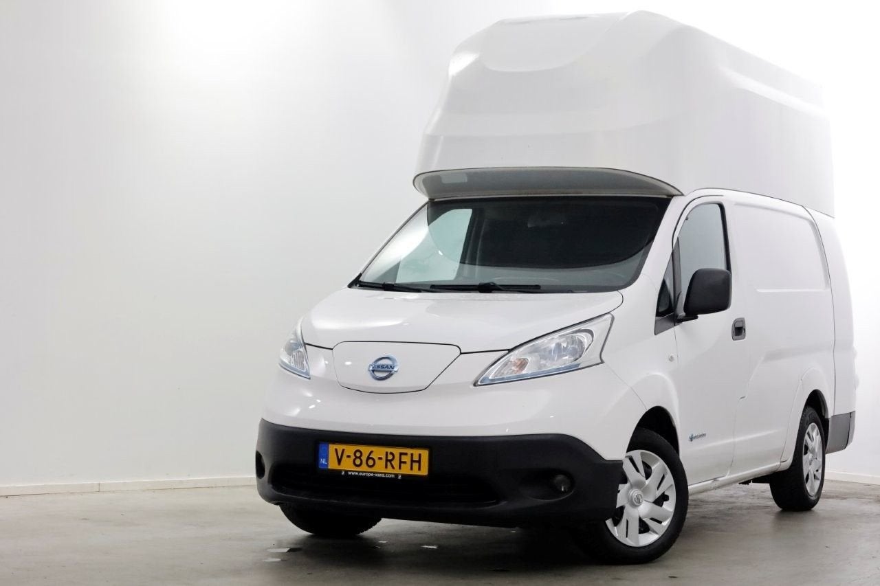 Nissan e-NV200 L2H2 XL Voltia 40 kWh 100% Elektrisch Snellad, Auto's, Automaat, Electronic Stability Program (ESP), Wit, Onderhoudsboekje