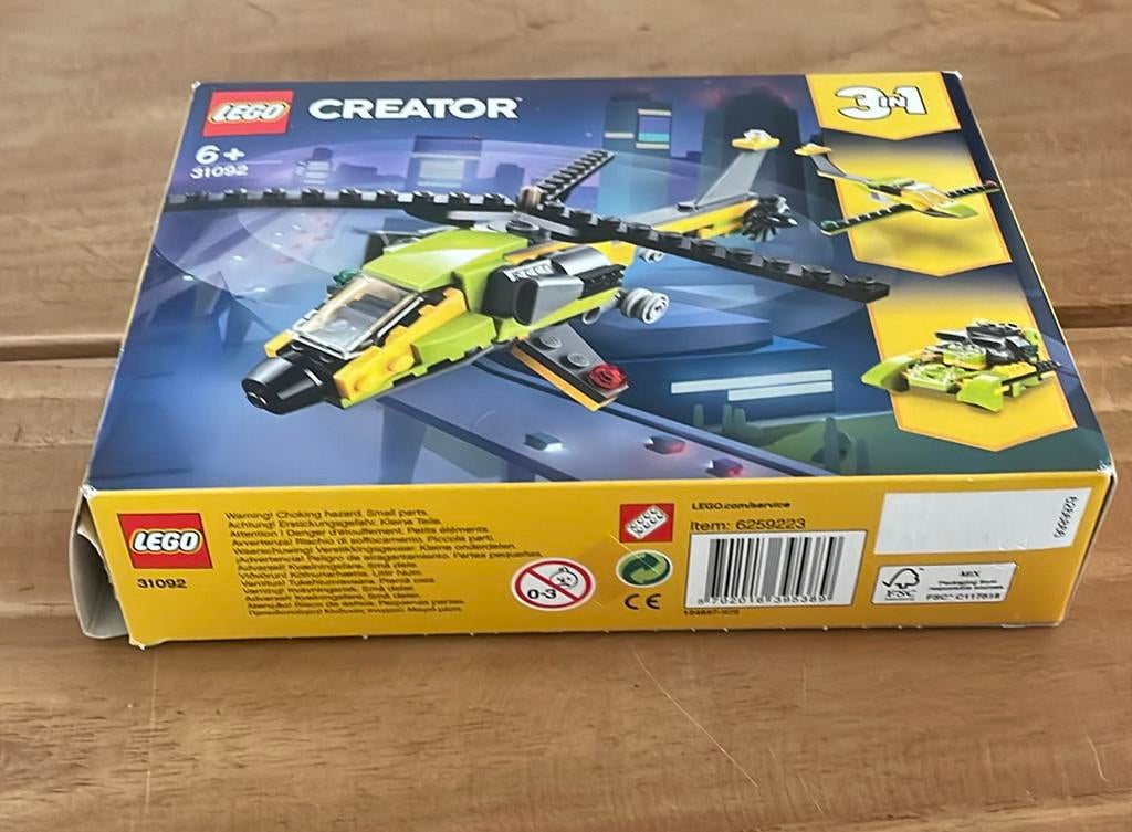 Lego creator 3 in 1 nr 31092 ( volledig ), Ophalen, Zo goed als nieuw, Lego