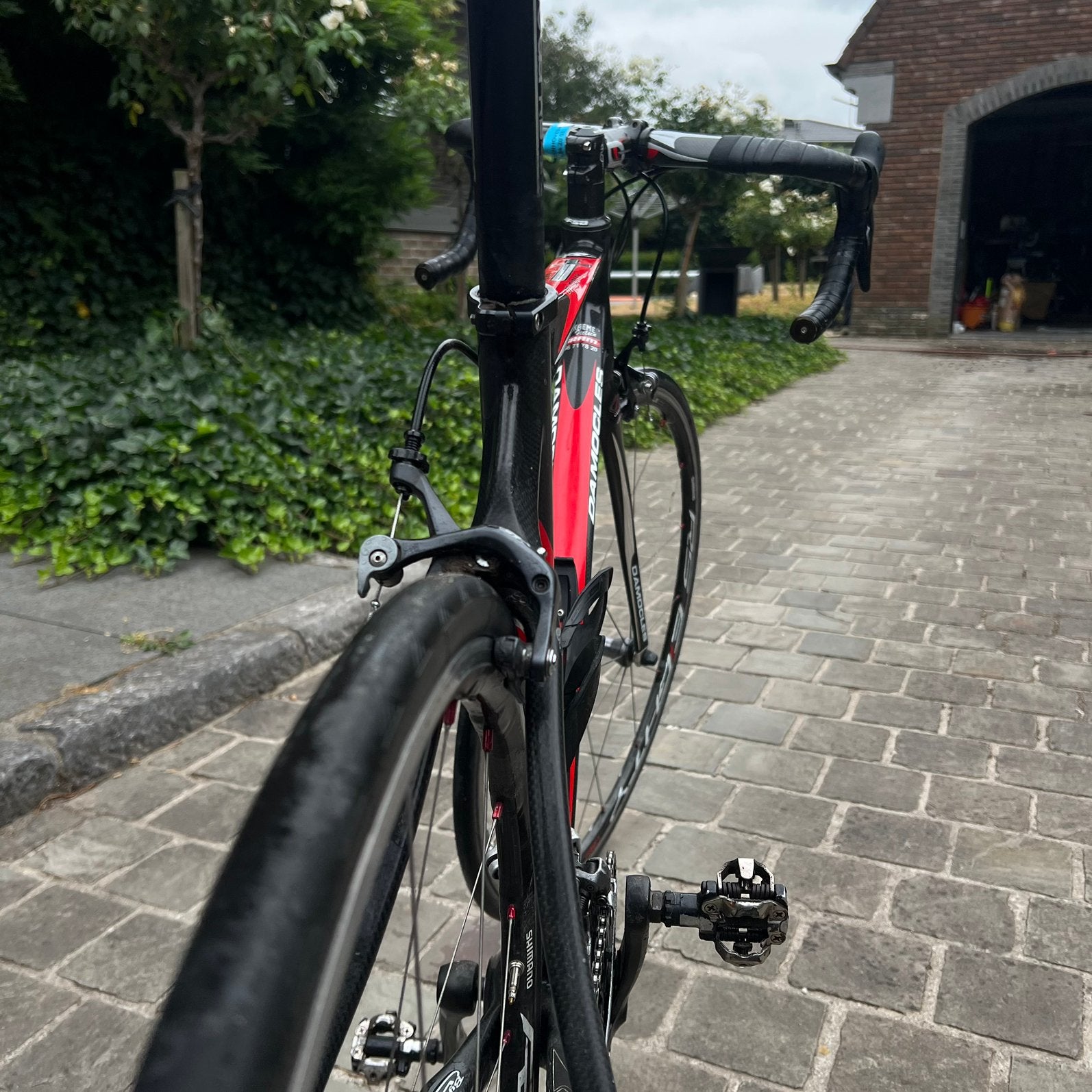RIDLEY DAMOCLAS FULL CARBON + brighton + helm, Fietsen en Brommers, Overige merken, Minder dan 10 versnellingen, 26 inch, Velgrem