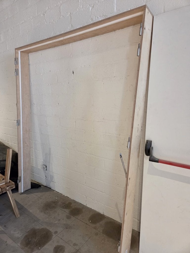 Nooddeur, Doe-het-zelf en Bouw, Deuren en Vliegenramen, Ophalen, 120 cm of meer, Binnendeur, Zo goed als nieuw